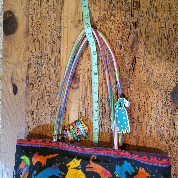 **flaw**Canvas Laurel Burch Tote Dog Pattern - Picture 8 of 14